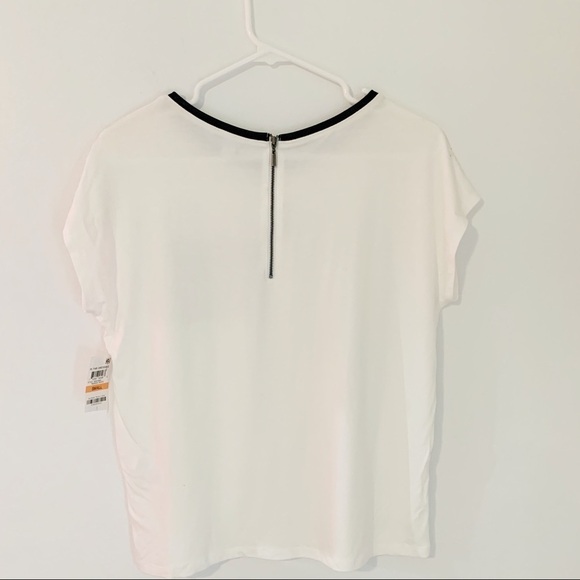 Bar III small white short sleeved tee - Picture 4 of 9